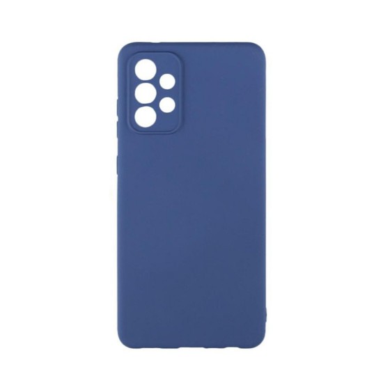 Silicone Case with Camera Shield for Samsung Galaxy A53 5g Blue